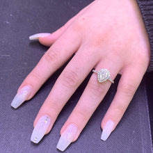 Load image into Gallery viewer, 14k Gold Ladies' Pear-shaped Diamond Ring