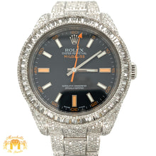 Load image into Gallery viewer, Iced Out 40mm Rolex Milgauss Diamond Watch