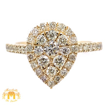 Load image into Gallery viewer, 14k Gold Ladies' Pear-shaped Diamond Ring