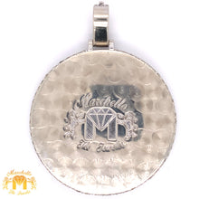 Load image into Gallery viewer, 9.9ct Diamond 14k White Gold Custom Mets Pendant (Solid)