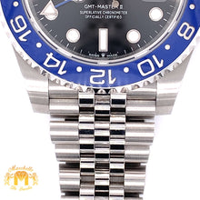 Load image into Gallery viewer, 2021 Rolex GMT Master 2 'Batman' Watch with Jubilee Bracelet (40 mm, never worn, papers)