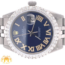 Load image into Gallery viewer, 36mm Diamond Rolex Datejust Watch with Stainless Steel Jubilee Bracelet (non quick-set)