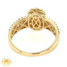 Load image into Gallery viewer, 14k Gold Oval-shaped Engagement Diamond Ring (choose gold color)