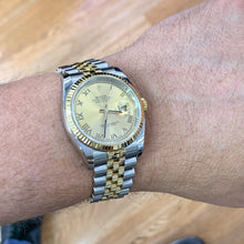 Load image into Gallery viewer, 36mm Rolex Datejust Watch with Two-tone Jubilee Bracelet (newer model)