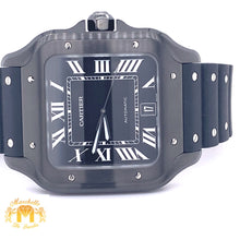 Load image into Gallery viewer, 40mm Santos de Cartier Watch with Rubber Band (papers)