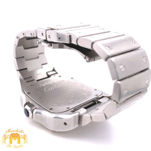 Load image into Gallery viewer, 42mm Cartier Santos de Cartier Watch with XXL Diamond Bezel (large model, custom two-tone)