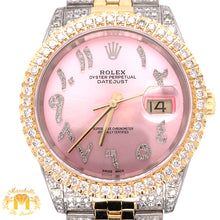 Load image into Gallery viewer, 36mm Stainless Steel Rolex Datejust Watch with Two-tone Jubilee Bracelet (quick-set, custom diamond dial)