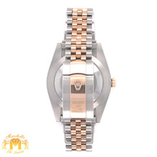Load image into Gallery viewer, 41mm Rolex Datejust 2 Watch with Two-tone Jubilee Bracelet (fluted bezel, rose gold, factory sundust diamond dial)