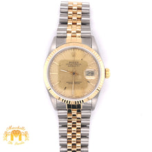 Load image into Gallery viewer, Rolex Datejust Watch with Two-tone Jubilee Bracelet (36 mm, quick set, jubilee dial)