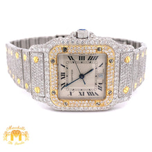 Load image into Gallery viewer, Iced Out Ladies' Cartier Watch (29 mm, factory two-tone)