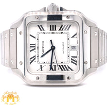 Load image into Gallery viewer, 40mm Santos de Cartier Stainless Steel Watch (large model, papers)
