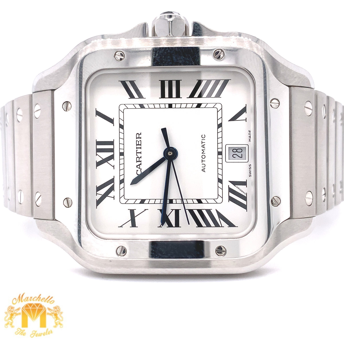 Cartier カルティエ マネークリップ マストライン サントス シルバー