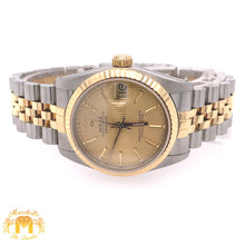 Load image into Gallery viewer, 31mm Rolex Datejust Watch with Two-tone Jubilee Bracelet (newer model, tuxedo dial)