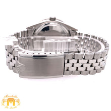 Load image into Gallery viewer, 36mm 3.6ct Diamond Rolex Datejust Watch with Stainless Steel Jubilee Bracelet
