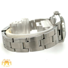 Load image into Gallery viewer, 24mm Ladies’ Rolex Oyster Perpetual Stainless Steel Diamond Watch (black dial, diamond hour markers)