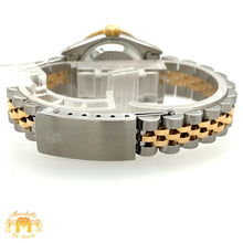 Load image into Gallery viewer, 26mm Ladies’ Rolex Datejust Diamond  Watch with Two-tone Jubilee Bracelet (custom black diamond dial)