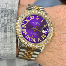 Load image into Gallery viewer, 36mm Rolex Datejust Diamond Watch with Two-tone Jubilee Bracelet (quick-set)