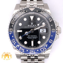 Load image into Gallery viewer, 2021 Rolex GMT Master 2 'Batman' Watch with Jubilee Bracelet (40 mm, never worn, papers)