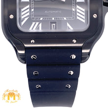 Load image into Gallery viewer, 40mm Santos de Cartier Watch with Rubber Band (papers)