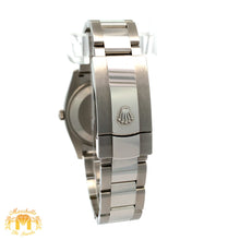 Load image into Gallery viewer, 34mm Rolex Watch with Stainless Steel Oyster Bracelet (smooth bezel, salmon dial)