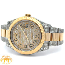 Load image into Gallery viewer, 41mm Rolex Diamond Watch with Two-Tone Oyster Bracelet