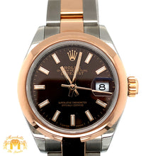 Load image into Gallery viewer, Rolex Datejust Watch with Two-tone Rose Gold Oyster Bracelet