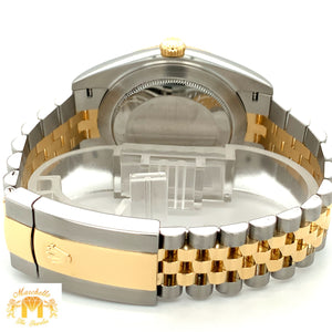 Full factory 41mm Motif champagne dial Rolex Watch with Two-tone Jubilee Bracelet