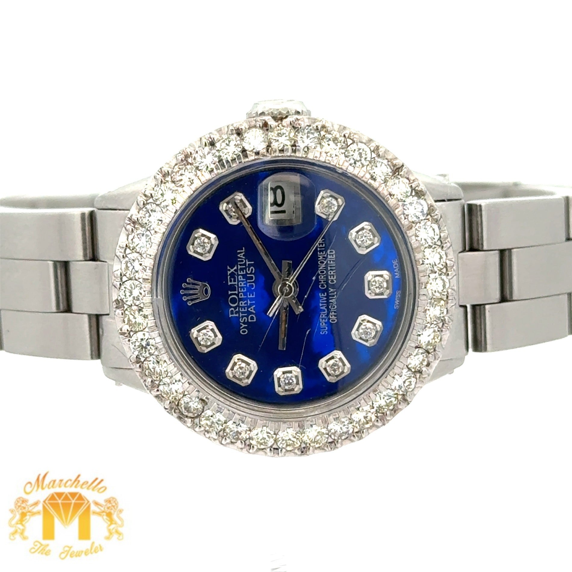 26mm Ladies Rolex Watch with Stainless Steel Oyster Bracelet