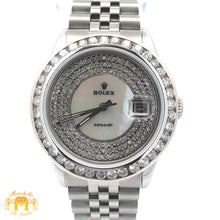 Load image into Gallery viewer, 3.50ct Diamond 36mm Rolex Watch with Stainless Steel Jubilee Bracelet