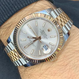 41mm Rolex Watch with Two-Tone Jubilee Bracelet (Rolex papers, fluted bezel)