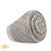 Load image into Gallery viewer, 3.50ct Diamonds 14k White Gold Round Men`s Ring with Round Diamonds