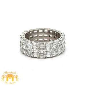 10.60ct VVS/vs high clarity of diamonds Platinum Band