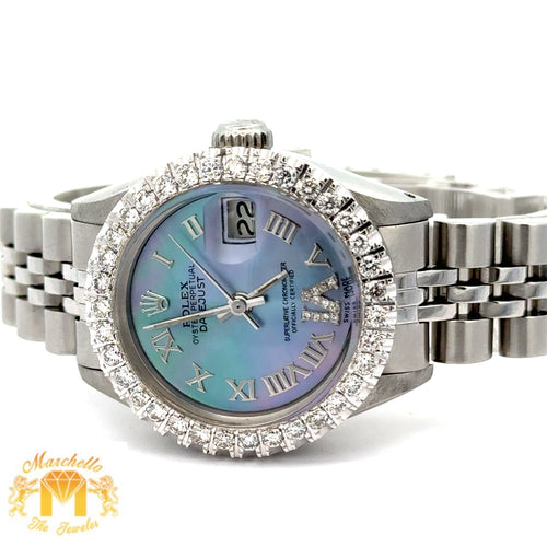 26mm Rolex Datejust Diamond Watch with Stainless Steel Jubilee Bracelet
