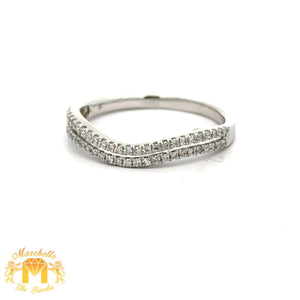 14k white gold and diamond 3-piece Ladies Ring Set
