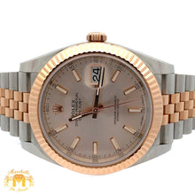 Load image into Gallery viewer, 41mm Rolex Watch with Two-Tone Jubilee Bracelet (Rolex papers, fluted bezel)