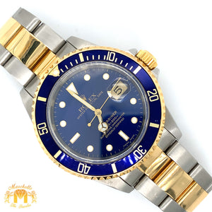 40mm Submariner Rolex Watch with Two-tone Oyster Band