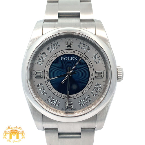 Full factory 36mm Rolex Watch with Stainless Steel Oyster Bracelet