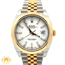 Load image into Gallery viewer, 41mm Rolex Watch with Two-Tone Jubilee Bracelet (Rolex papers)