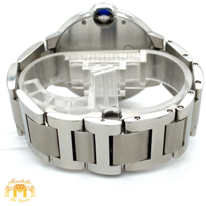42mm Ballon Bleu De Cartier Watch with Diamond Bezel (Model number: 3765 )