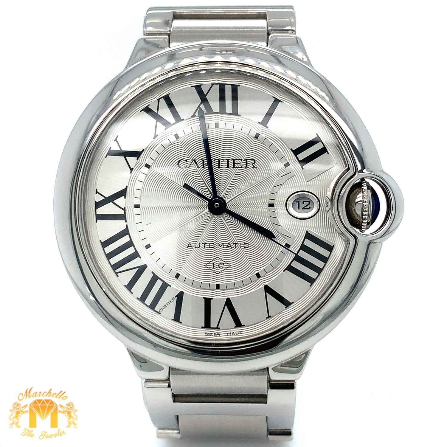 42mm Ballon Bleu De Cartier Watch with Oyster Bracelet (Model number: 3765 )
