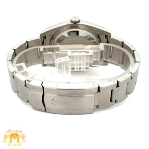 Full factory 36mm Rolex Watch with Stainless Steel Oyster Bracelet
