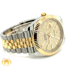 Load image into Gallery viewer, Full factory 41mm Motif champagne dial Rolex Watch with Two-tone Jubilee Bracelet