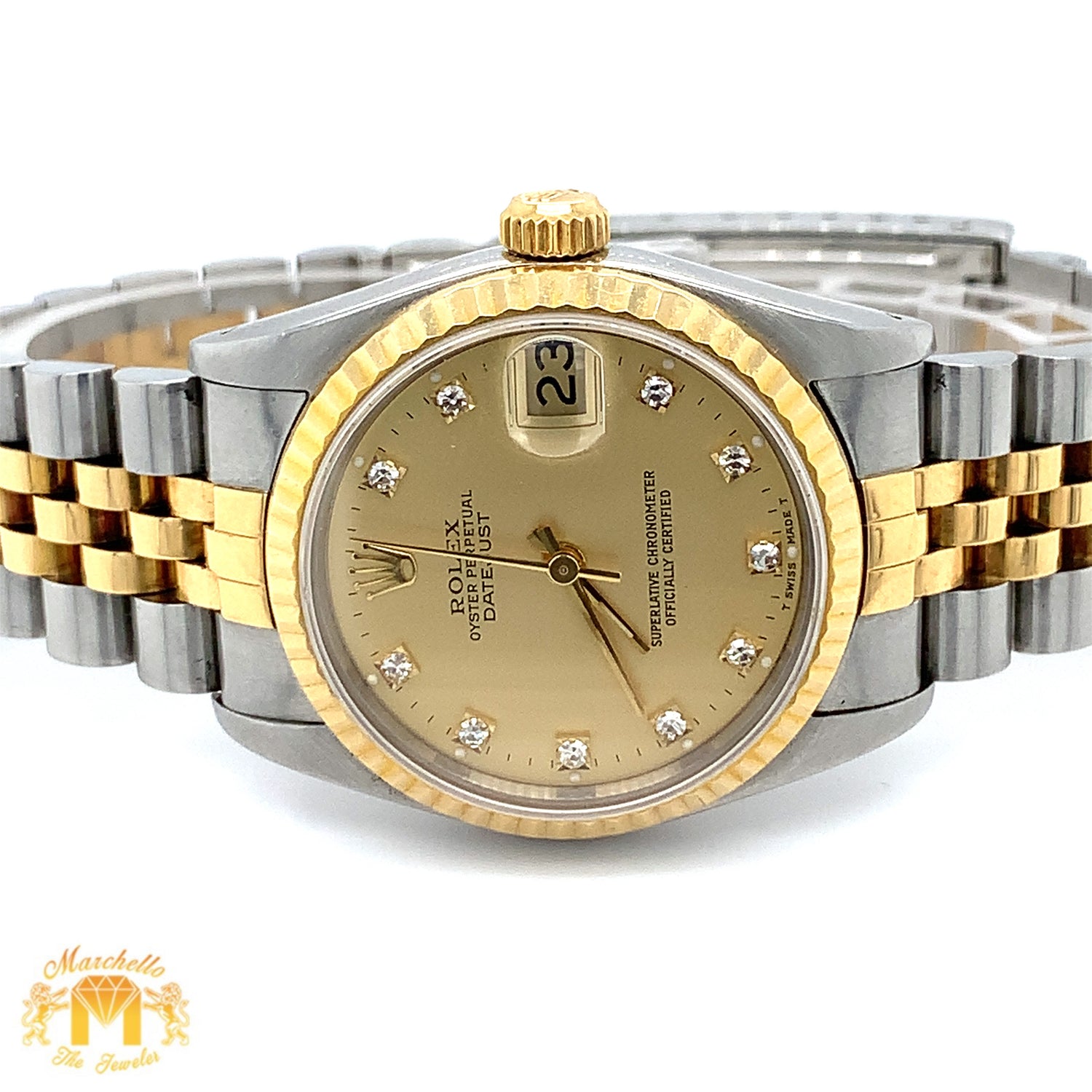 31mm Rolex Datejust Watch with Two-tone Jubilee Bracelet