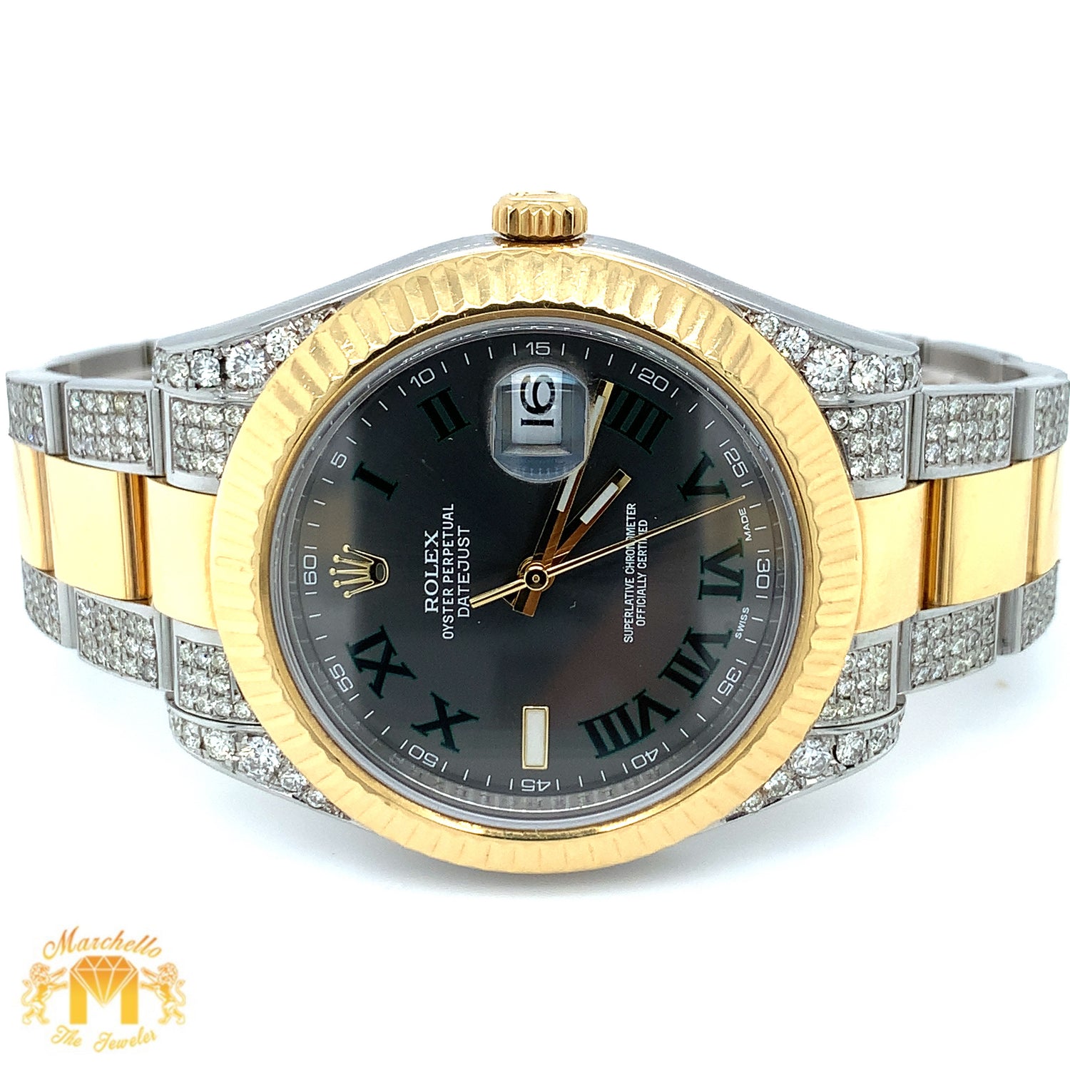 41mm Rolex Datejust Watch with Two-tone Oyster Band (Model number: 116333)