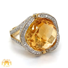 Load image into Gallery viewer, Ladies` Yellow Gold Diamond Ring