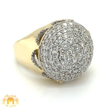 Load image into Gallery viewer, 3.10ct Diamond 14k Gold Disco Ball Men`s Ring