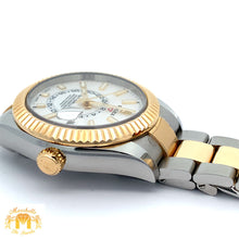 Load image into Gallery viewer, Full Factory 42mm Rolex Sky-Dweller Watch with Two-Tone Oyster Bracelet