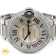Load image into Gallery viewer, 42mm Ballon Bleu De Cartier Watch with Diamond Bezel (Model number: 3765 )