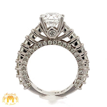 Load image into Gallery viewer, VVS1 &amp; E color diamonds 18k White Gold Engagement Ring (GIA certified)