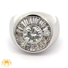 Load image into Gallery viewer, 3.25ct Diamonds 14k White Gold Solitaire Ring (VS, SI diamponds)